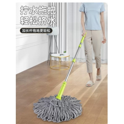 自拧水旋转拖把