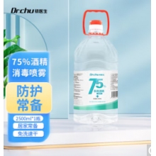 初医生75%酒精消毒液2500ml*1桶