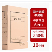 牛皮纸会计档案6cm（10个装）